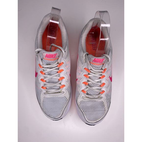Nike Dual Fusion Run 3 Running Shoes Womens Sz 9 US 653594-100 White/Hyper Pink - Picture 3 of 14